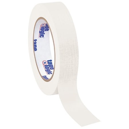 Tape Logic 1'' x 60 yds. White Tape Logic Masking Tape, 12PK T93500312PKW